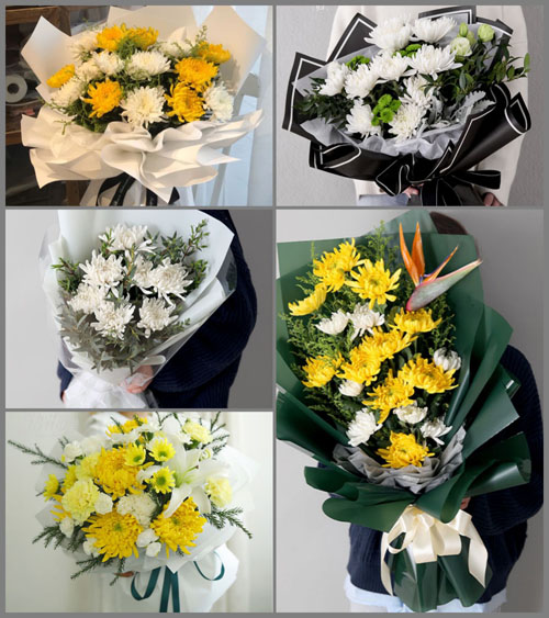 云南保山腾冲市清水乡白事花束代送